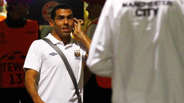 Carlos Tevez after the loss to Bayern Munich.