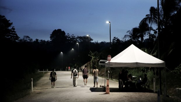 Nauru insists asylum seekers are no longer detained in their 'open centre'.