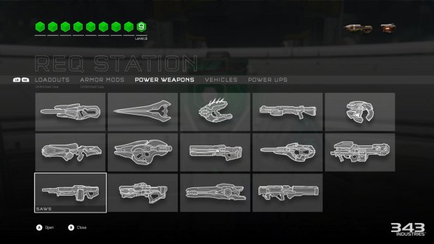 Grab a power weapon at a REQ station and wreak some havoc.