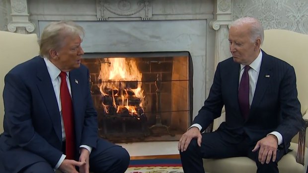 Trump meets Biden at Oval Office