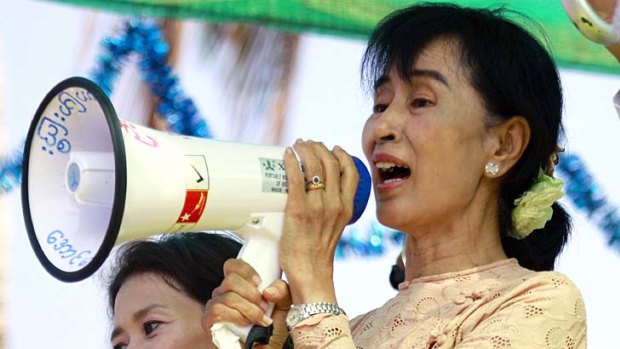 No time for reckless optimism ... Aung San Suu Kyi.
