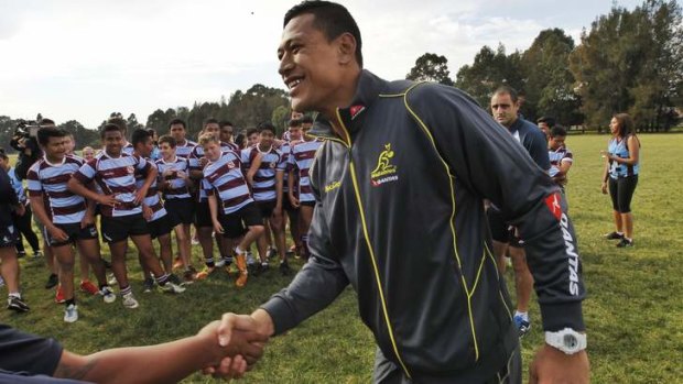 Stayer: The ARU has secured a special talent in Israel Folau.