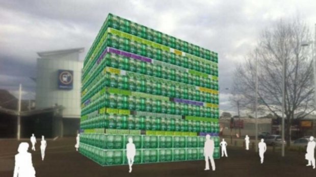 Artist's impression of The Great Crate from Sydney's Art & About Festival