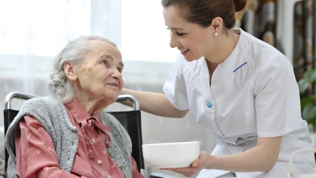 Our ageing population is going to fuel demand for  aged care workers. Will they all be women?