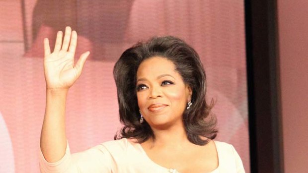 "I won't say goodbye" ... Oprah Winfrey.