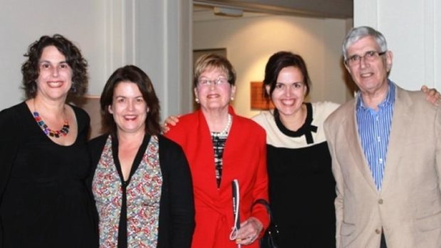 The family: Kate, Julie, Liz, Sophie and Peter Dawson