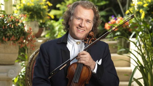 Old romantic ... Andre Rieu inspires extraordinary devotion from his fans.