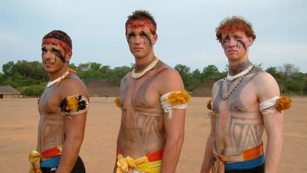Reality TV competitors battle it out in tribal sports in <i>Last Man Standing</i>.