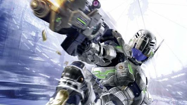 A frenetic third-person shooter ... Vanquish.