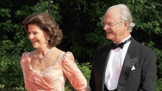 Controversial ... Sweden's King Carl XVI Gustaf and Queen Silvia.