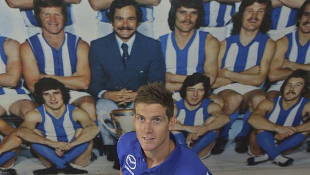 New Roo: Nick Dal Santo at North Melbourne on Tuesday.