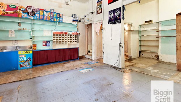 To be turned into a family home: Inside the Lennox Street premises.