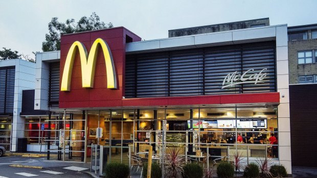 McDonalds at Cremorne is on a busy Sydney road. 