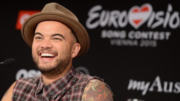 Has an automatic 'wildcard' entry into the Eurovision final: Guy Sebastian of Australia has the world's attention in Vienna.