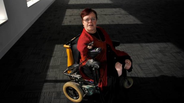 Thalidomide victim Mary Henley-Collopy wants ''satisfactory compensation'' for her disability.