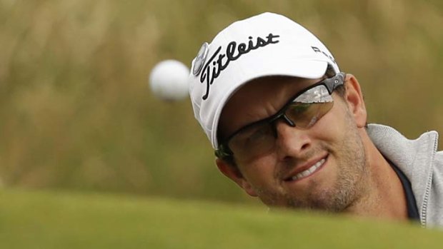 Picture of concentration &#8230; Adam Scott at Royal Lytham &amp; St Annes.
