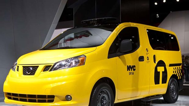 The Nissan NV200 taxi van will be driving the streets of New York.