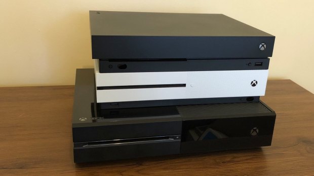 Thinner than the Xbox One S, the X is substantially smaller and lighter than the 2013 launch Xbox One.