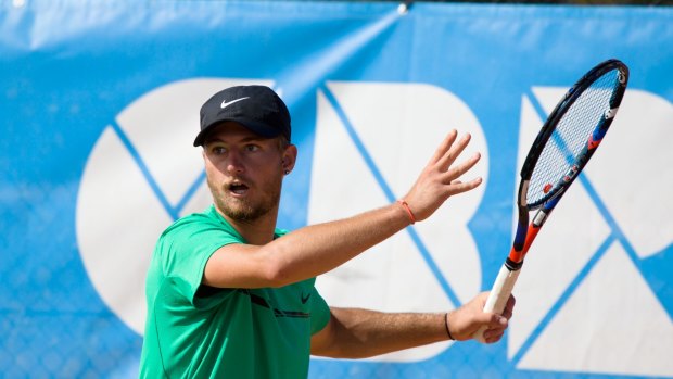 Australian tennis young gun Omar Jasika is on fire at the ACT Claycourt International.