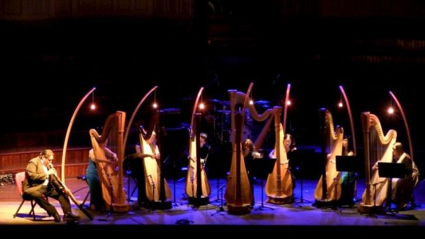 The opening night of the World Harp Congress in Sydney: celestial. 