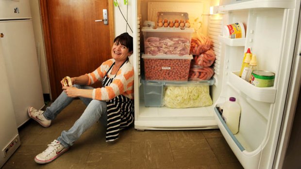 The fridge is fully stocked, and they expect to sell 500 sausage's and 300 egg and bacon rolls.