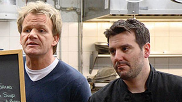 Joe Cerniglia (right), who appeared on <i>Kitchen Nightmares</i> in 2007, committed suicide last month.