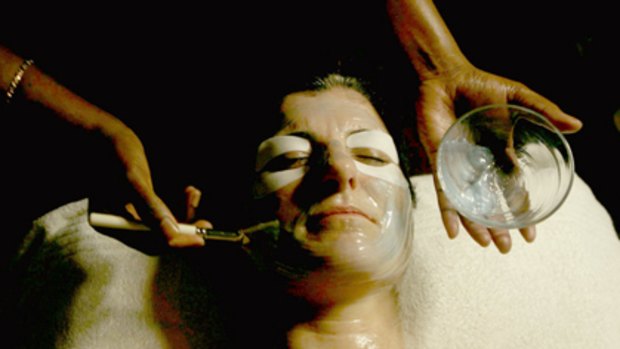 Hollywood comes to Sydney ... caviar facial at the Observatory Hotel's day spa.
