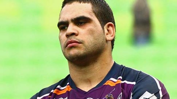 In limbo ... Greg Inglis has yet to train with the Broncos.