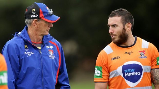 Wayne Bennett and Darius Boyd.