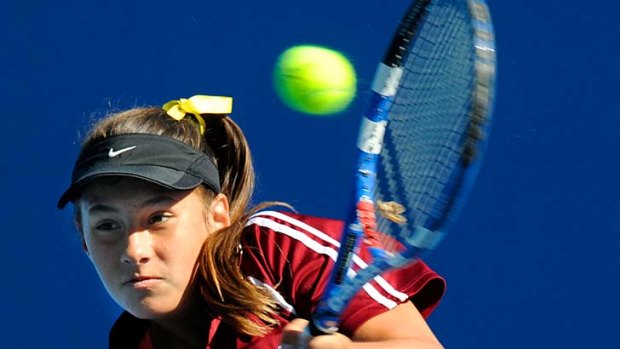 Teen dreams: Sara Tomic is Australia's top-ranked 14-year-old tennis player.