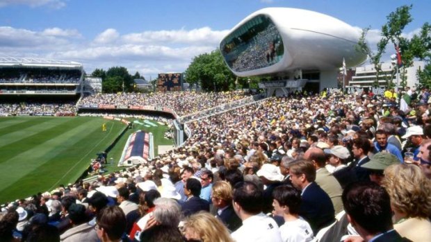 Amanda Levete's media centre at Lords Cricket Ground in London.  