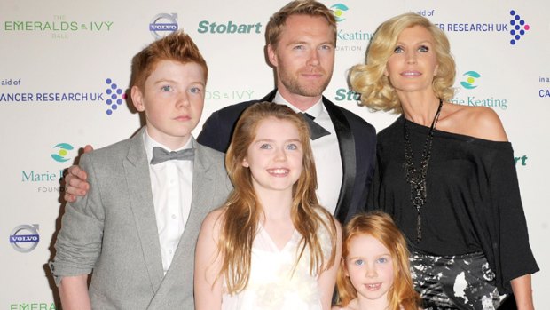 Ronan Keating and family.