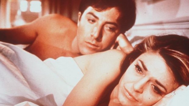 Dustin Hoffman and Anne Bancroft in <i>The Graduate</i>, which was directed by Mike Nichols in 1967.