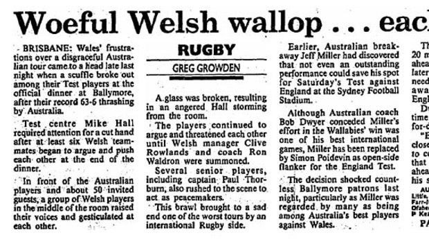 Drama  ...  how the<em> Herald </em>reported the Welsh civil war in 1991.