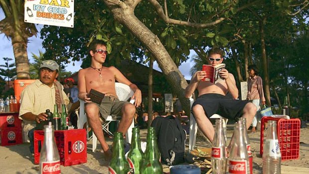 Beer and sunshine ... is that all Australian backpackers are looking for?