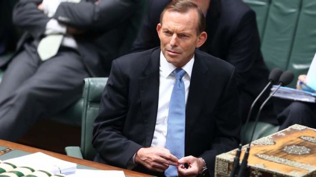 Waiving visa fees: Tony Abbott. Photo: Alex Ellinghausen