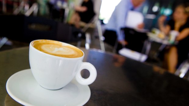 "No caffeine for you": my choice of poison was not going to be accepted by this barista.