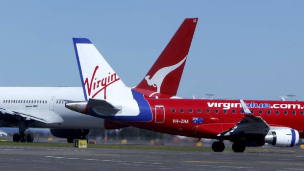 Mixed results for Qantas and Virgin airlines.