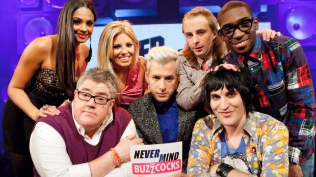 Celebrity guests: <i>Never Mind the Buzzcocks</i> (with team captains Phill Jupitus and Noel Fielding) featured names from the world of pop and comedy. 