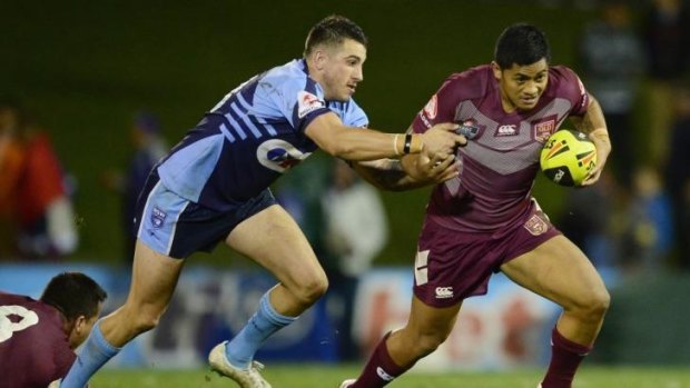 Anthony Milford in action for the Queensland under-20s on Saturday.