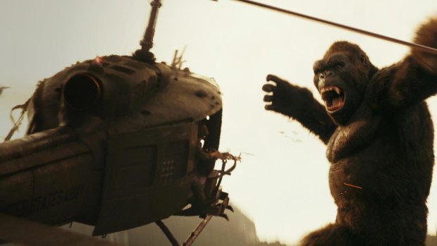 King Kong Ape Porn - Kong â€“ Skull Island review: Ape returns in likeably over-the-top monster  mash