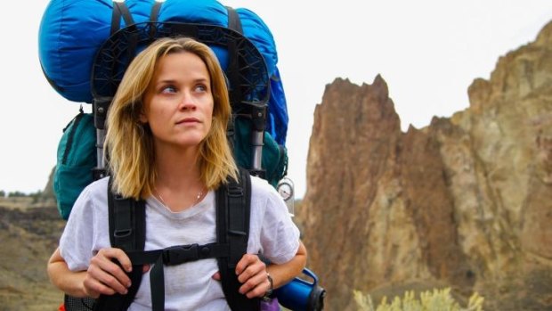 Physicality: Reese Witherspoon as Cheryl Strayed in <i>Wild</i>.