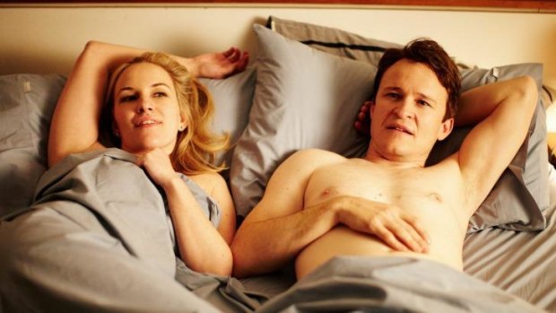 Remake ... Kate Mulvany and Damon Herriman in <i>The Little Death</i>.