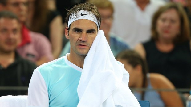 Stricken: Roger Federer  is yet to fully recover from the flu-like virus.
