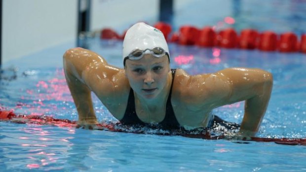 Bemused: Olympic swimmer Melanie Schlanger.
