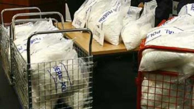 Drug haul ... $52.8m of pseudoephidrine has been seized.
