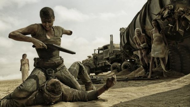 Charlize Theron muscles in as Furiosa.