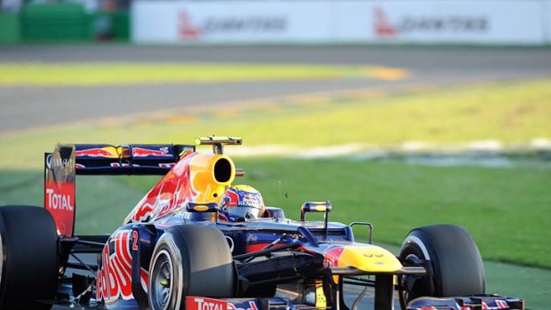 Getting better: Mark Webber said his Red Bull car is on the improve.