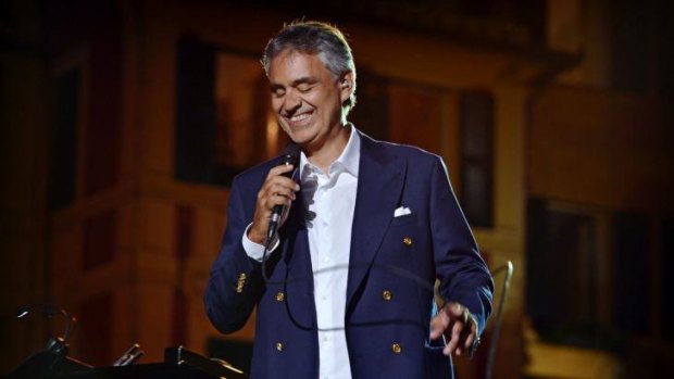 Andrea Bocelli, and a cavalcade of guests - including his daughter - performed at Allphones.