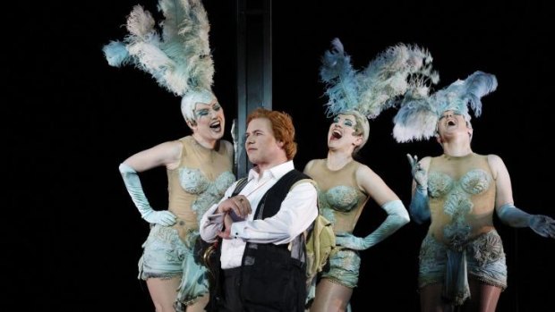 Stefan Vinke, as Siegfried, with the Rhinemaidens in Opera Australia's 2013 Melbourne <i>Ring</i> season, will return in 2016.